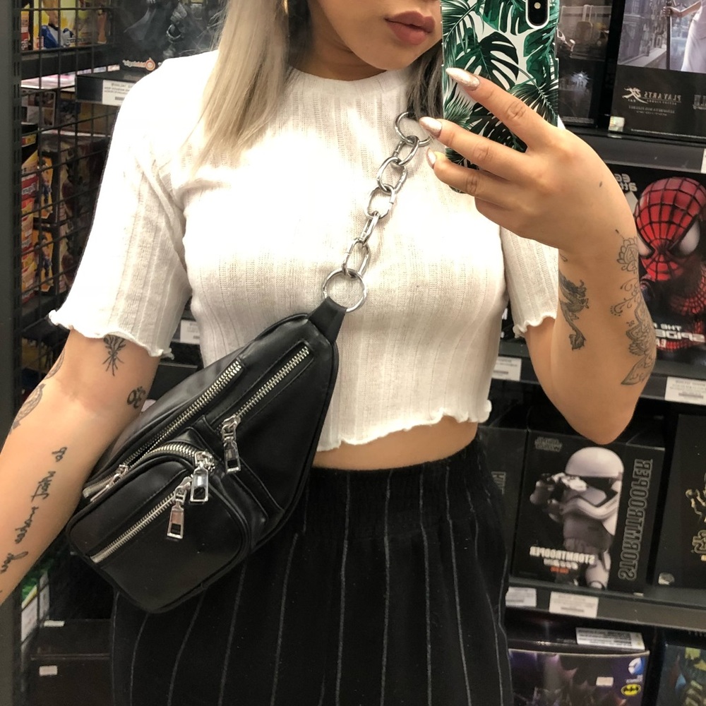 Chain sling waist bag